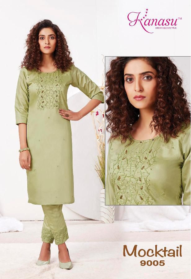 Mocktail By Kanasu Kurtis With Bottom Catalog
